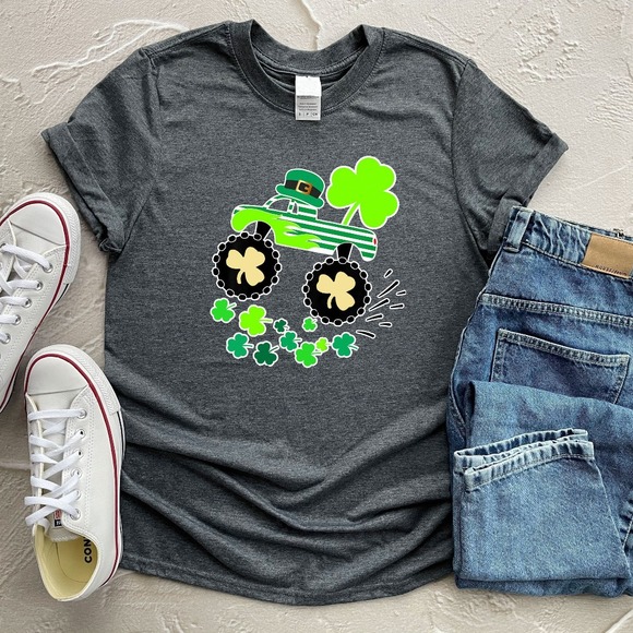 St Patrick's Day Shirt, Happy St Patrick's Day Shirt, Lucky Shirt, Gnome Shirt - Picture 1 of 2